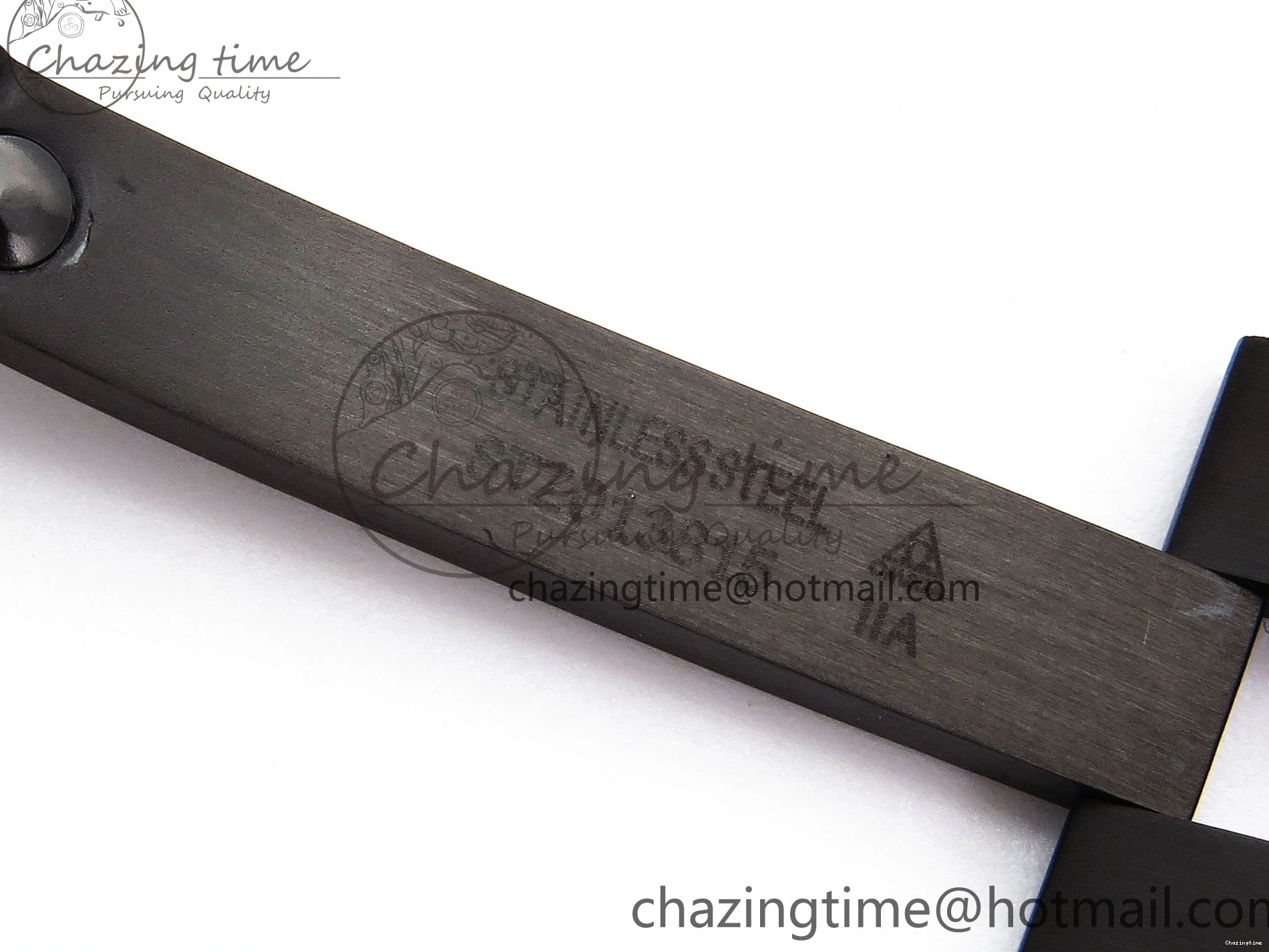 0413 Speedmaster Black Benom PVD Moon RMF Best Edition on PVD Bracelet Lemania HW WrinkleFree 7727